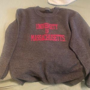 Umass Amherst waffle crewneck